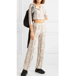 NWT LESET Sophia Snake Print Set in Size S